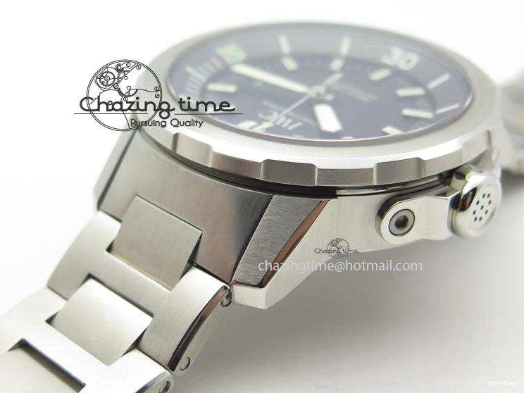 MIROTIME 0101 UrbanStyle Aquatimer Automatic IW329002 V6F 1:1 Best Edition Black Dial On SS Bracelet MIYOTA 7317